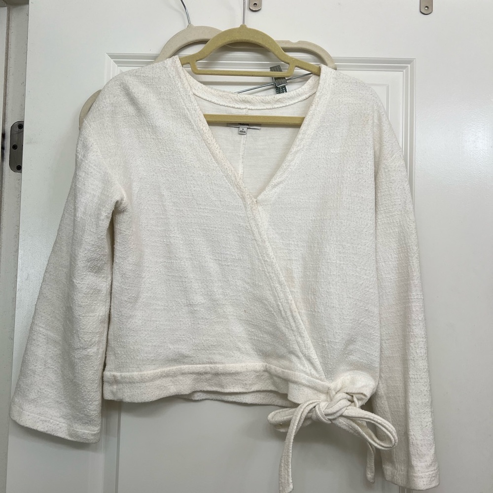 white madewell sweater